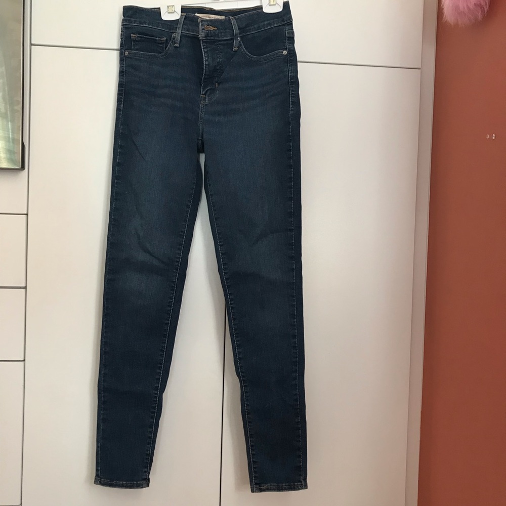 Levi's jeans, size: 28, color: blue. Gently used.